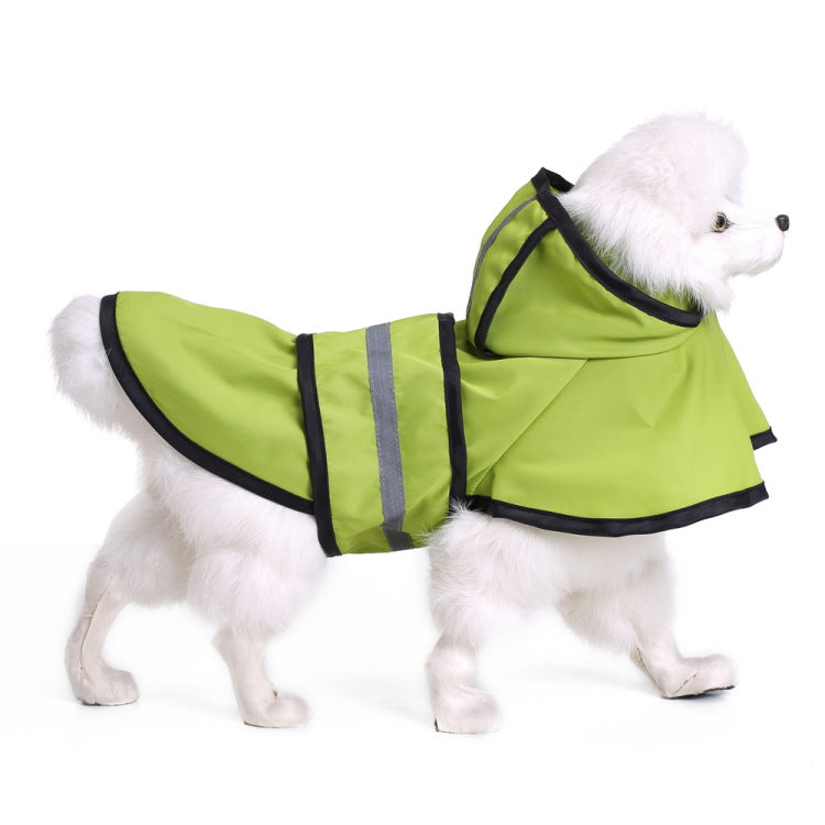 HKM-6732349 Water-Resistant Dog Raincoat Poncho in Various Sizes for All Breeds