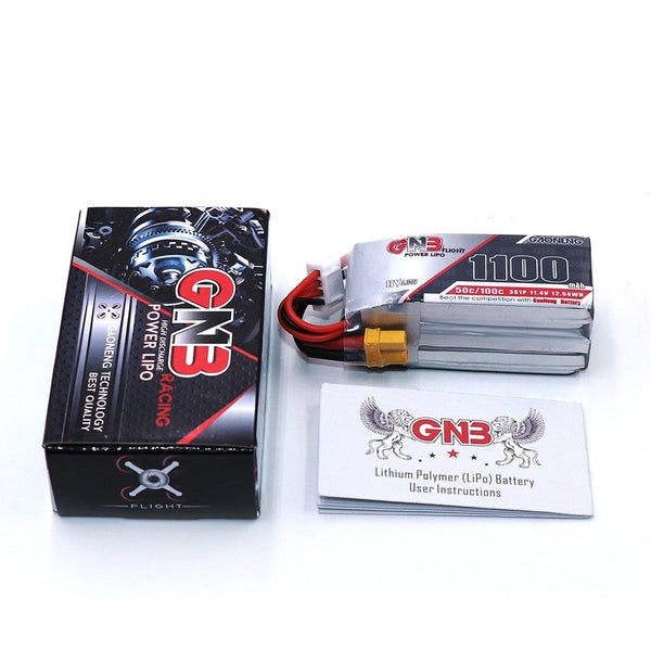 HKM-673299 1100mAh 3S 11.4V HV Lithium Battery for UAV Quadcopters with XT30 Connector