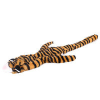 HKM-6733629 Plush Animal Pet Toy with Squeaker - Corduroy Black Squirrel, Raccoon, Rabbit, Wolf, Tiger, Leopard, Lion
