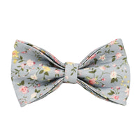HKM-6733757 Blue Floral Dog Collar and Leash Set with Bow and Accessories for Pet Accessories