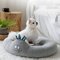 HKM-6734013 Super Elastic Cartoon Cat and Dog Kennel in Pink and Gray, 61x58x13cm