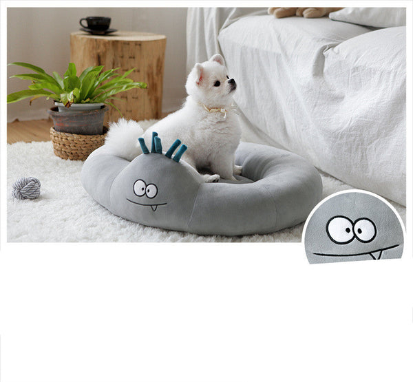 HKM-6734013 Super Elastic Cartoon Cat and Dog Kennel in Pink and Gray, 61x58x13cm