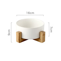 HKM-6734141 Ceramic Non-Slip Dog and Cat Drinking Bowl with Tipping Prevention, 850ML Capacity