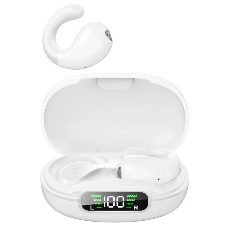HKM-673427 Wireless Earphones with AI Translation, Noise Reduction, and Digital Display - Sport Design