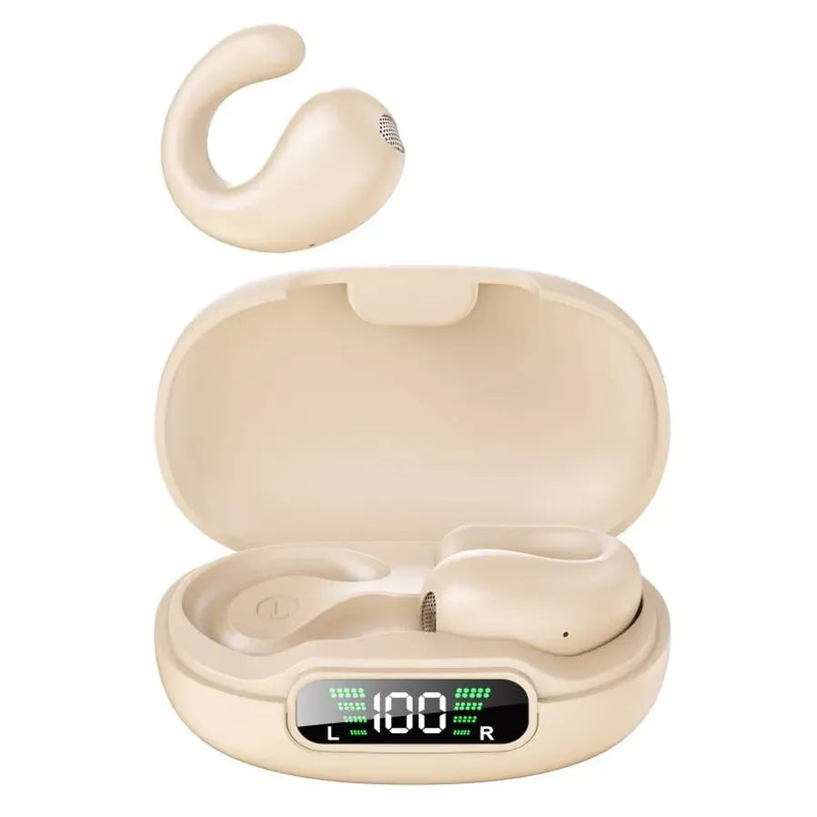 HKM-673427 Wireless Earphones with AI Translation, Noise Reduction, and Digital Display - Sport Design