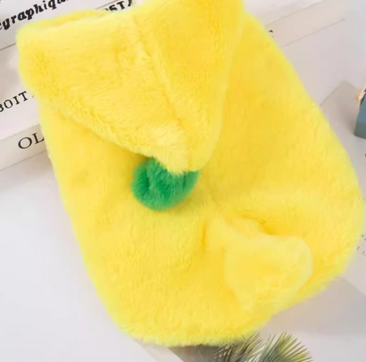 HKM-6734525 Funny Banana Costume for Dogs - Cute Autumn and Winter Pet Apparel