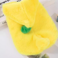 HKM-6734525 Funny Banana Costume for Dogs - Cute Autumn and Winter Pet Apparel