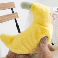HKM-6734525 Funny Banana Costume for Dogs - Cute Autumn and Winter Pet Apparel