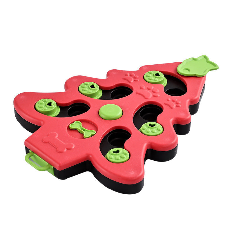 HKM-6734781 Interactive Dog Puzzle Slow Feeder Bowl - Pet Training Toy for Dogs and Cats