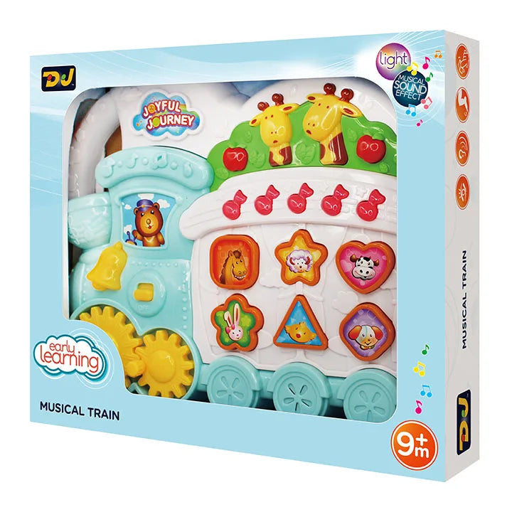 HKM-673555 Musical Train Educational Toy for Early Learning and Skill Development in Children
