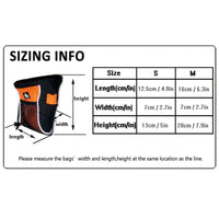 HKM-6736189 Large-Capacity Dog Training Belt Bag in Orange or Green - Comfortable, Sturdy, Breathable Material with Oxford Cloth and Net