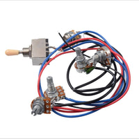HKM-673619 Guitar Potentiometer - Electronic Metal with Black, White, and Yellow Hats, 84g