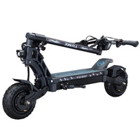 HKM-673619 YUME Hawk Dual Motor Electric Folding Scooter with 10-Inch Fat Tires, 15mph Max Speed, 70 km Range, Waterproof, App Control