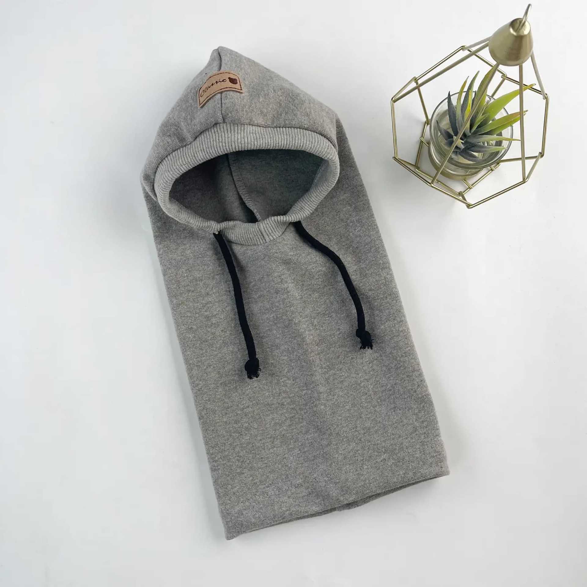 HKM-6736317 Doggy Casual Noise-Blocking Earflap Hat for Dogs - Available in Gray, Green, and Black, Sizes S, M, L