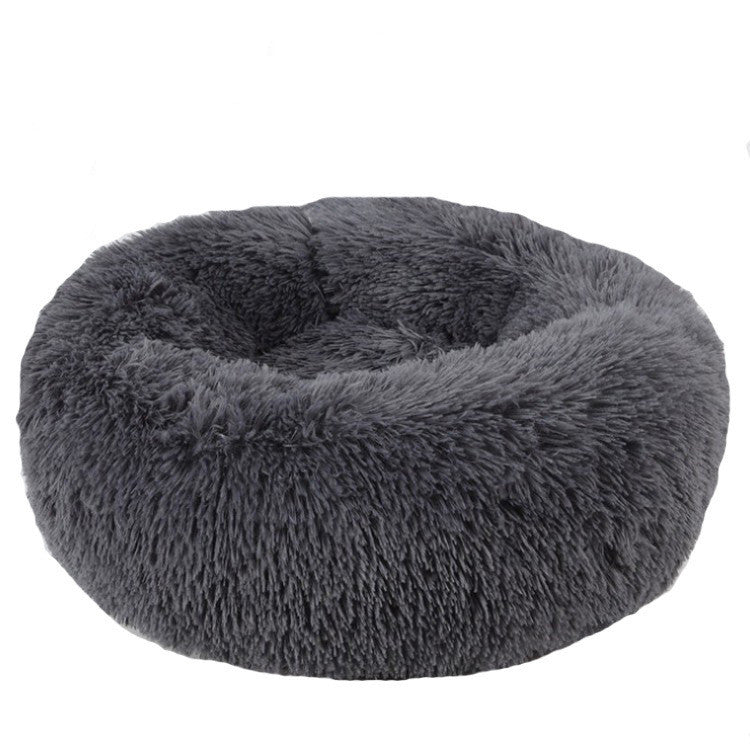 HKM-6737981 Cozy Round Pet Nest with Soft Cloth Material - Available in Multiple Sizes