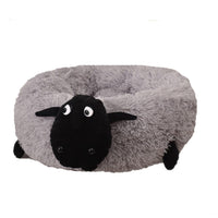 HKM-6737981 Cozy Round Pet Nest with Soft Cloth Material - Available in Multiple Sizes