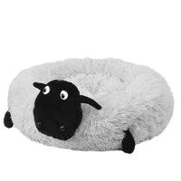 HKM-6737981 Cozy Round Pet Nest with Soft Cloth Material - Available in Multiple Sizes
