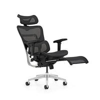 HKM-673875 High-Back Adjustable Swivel Office Chair with Full Mesh and Fabric Upholstery for Enhanced Comfort