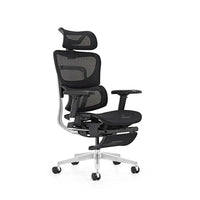 HKM-673875 High-Back Adjustable Swivel Office Chair with Full Mesh and Fabric Upholstery for Enhanced Comfort