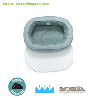 HKM-6739773 Warm Waterproof Pet Kennel Mat for Comfortable Massage - Lake Blue, M & L Sizes Available