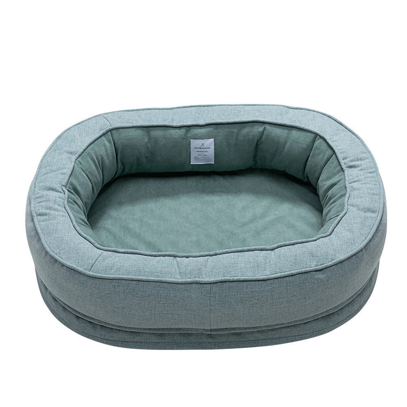 HKM-6739773 Warm Waterproof Pet Kennel Mat for Comfortable Massage - Lake Blue, M & L Sizes Available