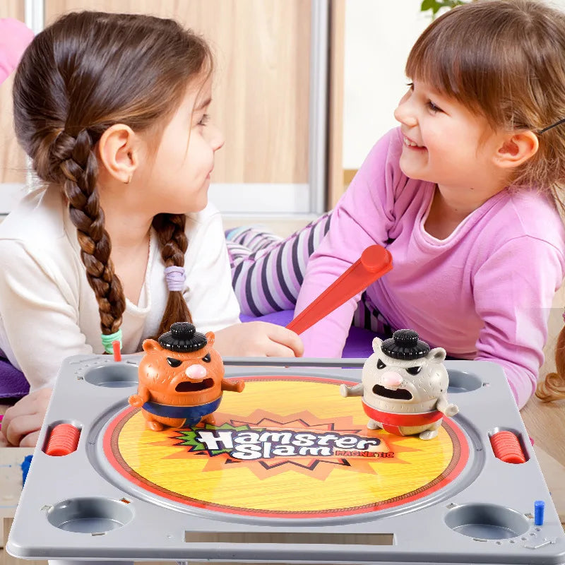HKM-674003 Interactive Hamster Sumo Wrestling Match Board Game for Family Fun and Educational Play