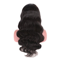 HKM-674003 Natural Color 13x4 Lace Front Human Hair Wig - Hand-Woven, Dyeable, Versatile Bang Styles