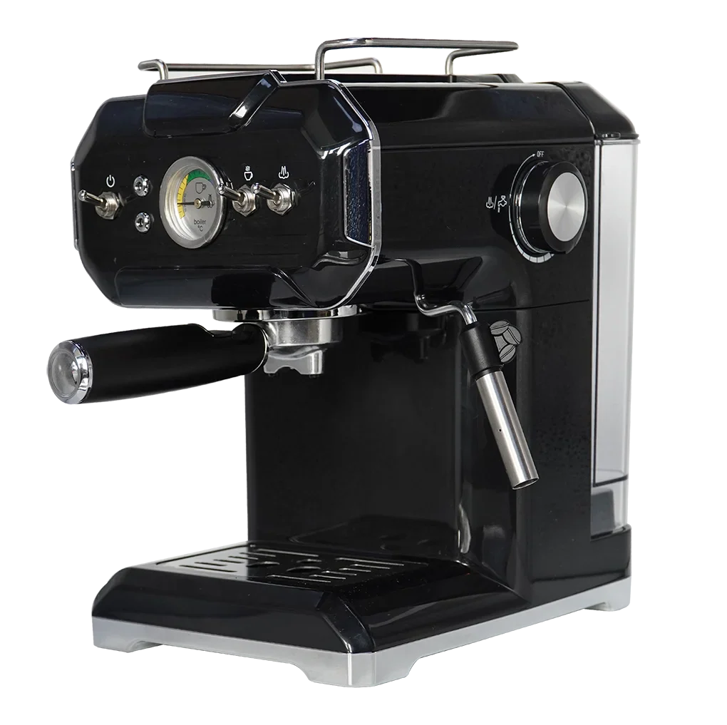 HKM-674003 Portable Italian Espresso Coffee Machine with Antique Plastic Housing