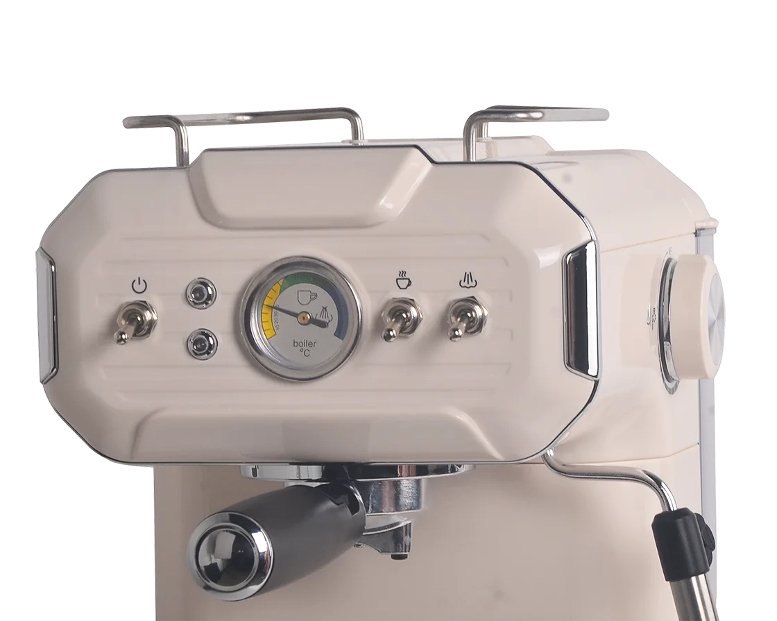 HKM-674003 Portable Italian Espresso Coffee Machine with Antique Plastic Housing