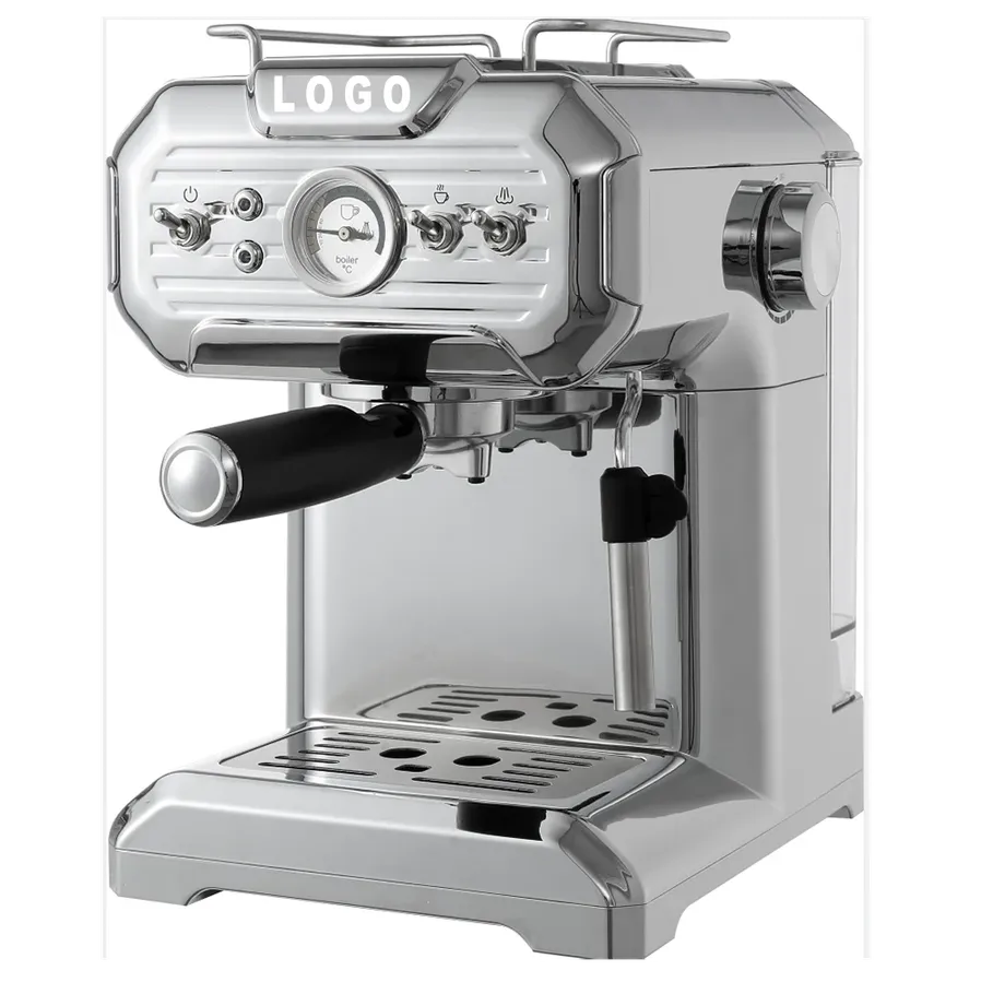 HKM-674003 Portable Italian Espresso Coffee Machine with Antique Plastic Housing