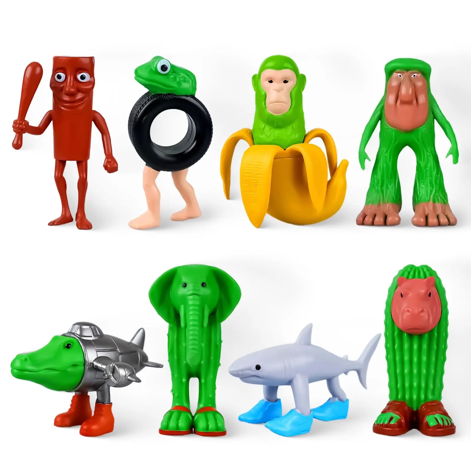 HKM-674067 3D Printed Animal Action Figures - Creative Fidget Toy for Kids Ages 4 and Up