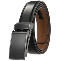 HKM-674131 Automatic Ratchet Buckle Belt for Business Casual Wear - 30mm Width