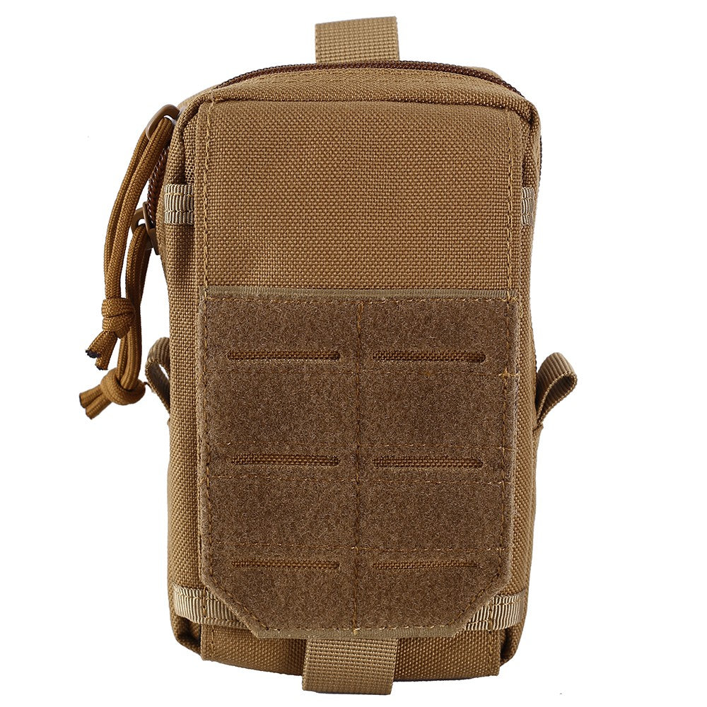 HKM-6742077 Tactical Nylon Dog Vest with MOLLE Structure and Traction Rope in Black, Brown, or Green