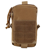 HKM-6742077 Tactical Nylon Dog Vest with MOLLE Structure and Traction Rope in Black, Brown, or Green