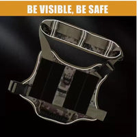 HKM-6742333 Adjustable No-Pull Tactical Dog Harness with Control Handle and Reflective Camouflage Design for Easy Training and Walking