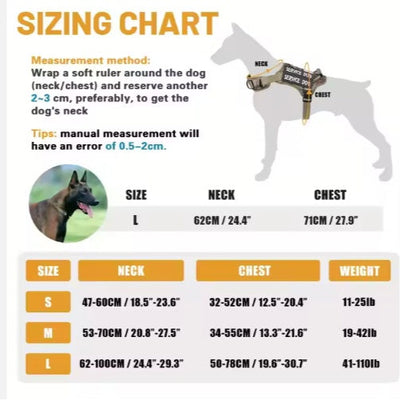 HKM-6742333 Adjustable No-Pull Tactical Dog Harness with Control Handle and Reflective Camouflage Design for Easy Training and Walking