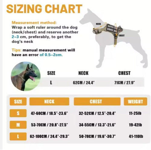 HKM-6742333 Adjustable No-Pull Tactical Dog Harness with Control Handle and Reflective Camouflage Design for Easy Training and Walking