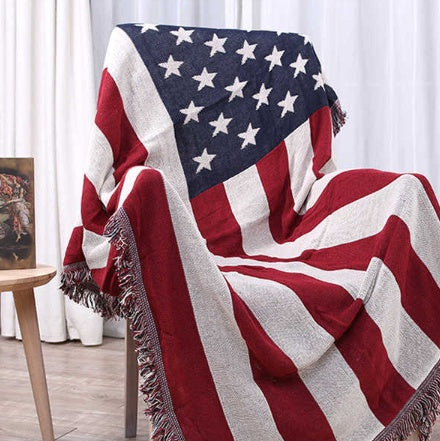 HKM-674259 Reversible Thickened Fabric Sofa Cover - Multi-Functional Cotton and Polyester Blend, 130cm x 180cm