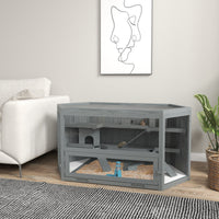 HKM-6743357 Large 3-Tier Hamster Cage with Multiple Hideouts and See-Saws for Small Animals