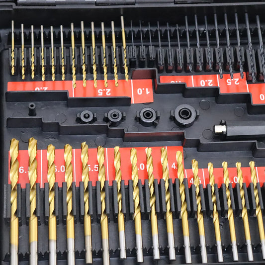 HKM-674451 Multifunctional Drill Bit Set with 246 Pieces for Wood, Metal, and Concrete Applications