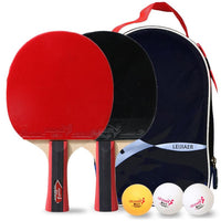 HKM-674451 Table Tennis Racket Set with Two Rackets and Three Balls