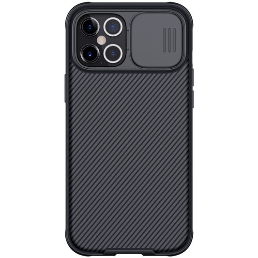 HKM-674515 Nillkin Camshield Pro Hybrid TPU Bumper Case with Slide Cover for Apple iPhone 12 Mini, 12, 12 Pro, 12 Pro Max - Multiple Colors Available