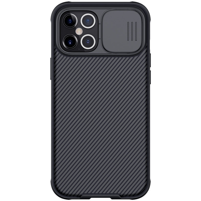 HKM-674515 Nillkin Camshield Pro Hybrid TPU Bumper Case with Slide Cover for Apple iPhone 12 Mini, 12, 12 Pro, 12 Pro Max - Multiple Colors Available