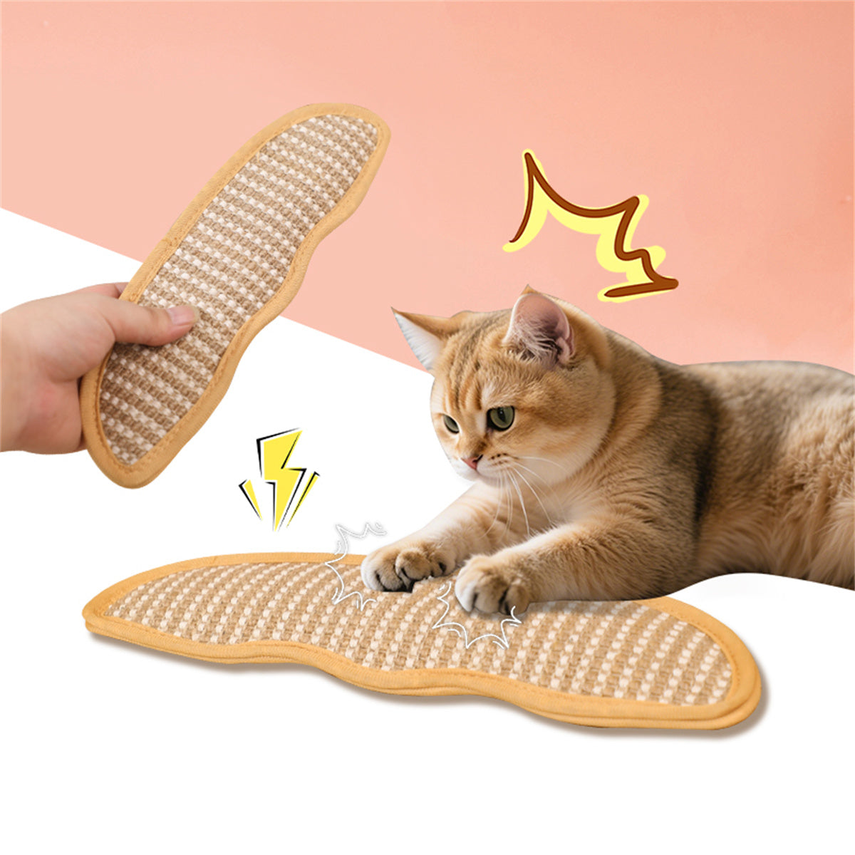 HKM-6745661 Catnip Pillow for Cats with Self-Grinding Claw and Teeth Cleaning Function, Large and Small Sizes Available
