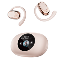 HKM-674579 YX39 Digital Smart Screen Noise Cancelling Wireless Headphones with LED Battery Indicator and ENC Technology