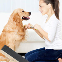 HKM-6746301 Adjustable Wooden Dog Scratcher with Pull-out Nail Scraper