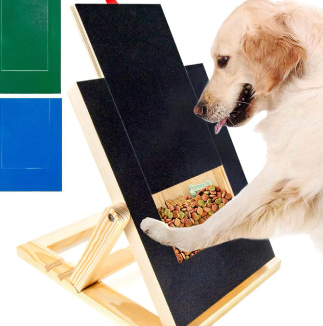 HKM-6746301 Adjustable Wooden Dog Scratcher with Pull-out Nail Scraper