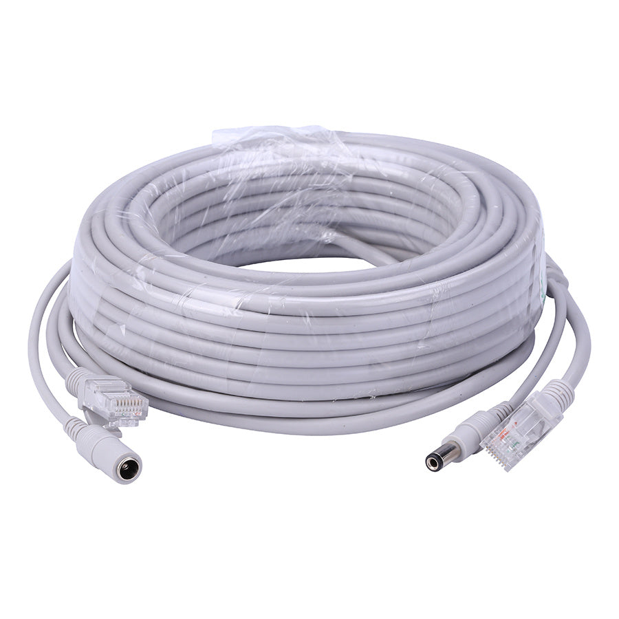 HKM-674643 Two-in-One CAT 5 Network Cable with Power Extension - 5M/10M/20M/30M Length Options