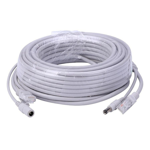 HKM-674643 Two-in-One CAT 5 Network Cable with Power Extension - 5M/10M/20M/30M Length Options