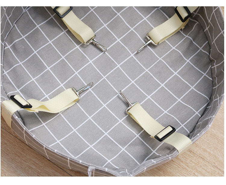 HKM-6747069 Sunbathing Cat Hanging Basket Bed - Cotton, Small & Medium Sizes Available